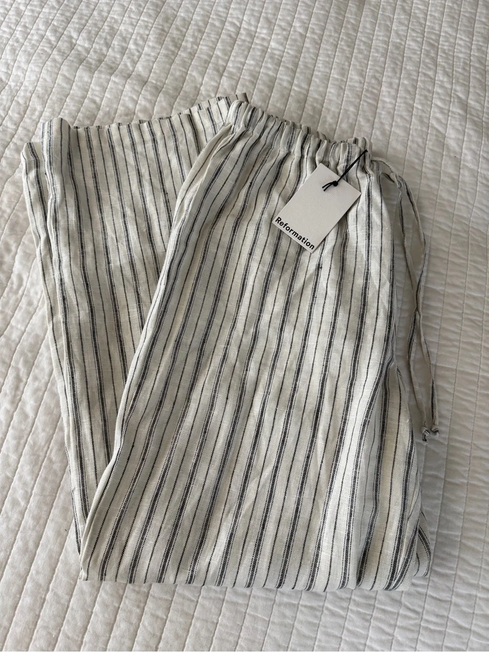 Reformation elsie stripe